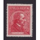 ARGENTINA 1935 GJ 750 ESTAMPILLA NUEVA MINT PALEL TELA U$ 1,95
